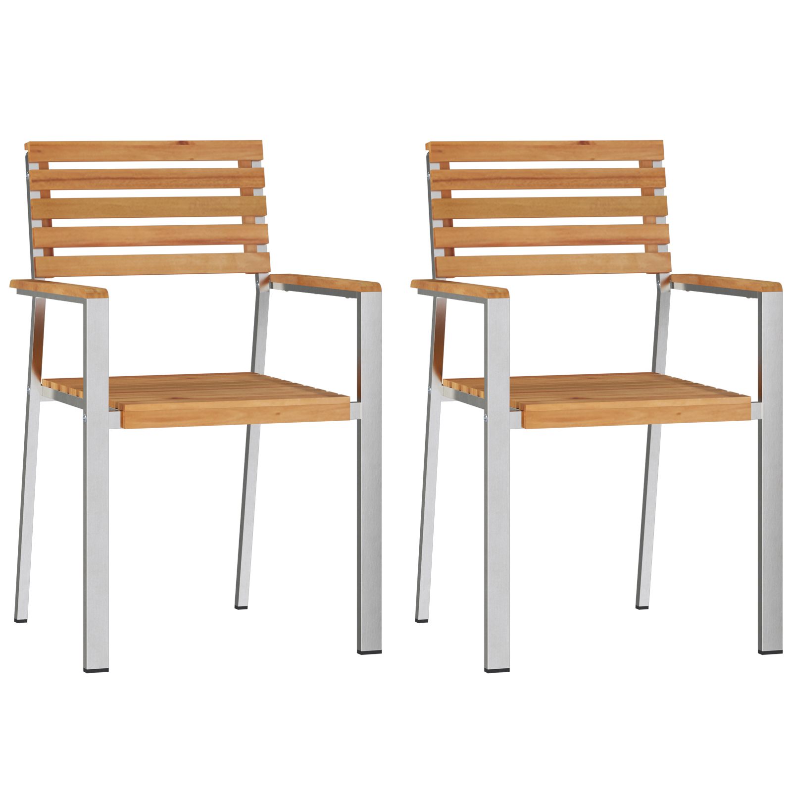 vidaXL Set de masă pentru grădină 3 pcs Maro Lemn solid de tec