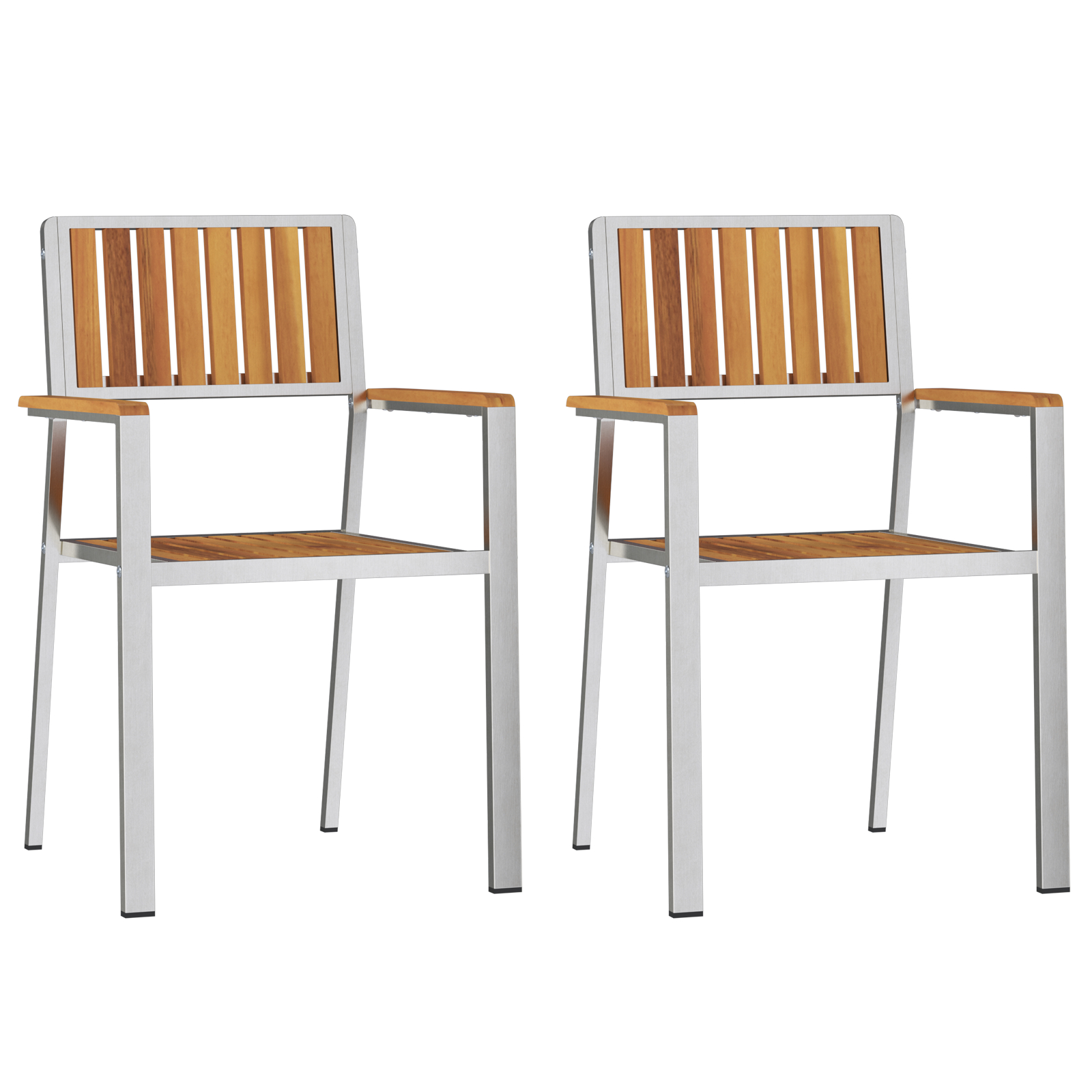 Set de dining pentru grădină vidaXL 3 piese din lemn masiv de acacia Set de dining pentru grădină vidaXL 3 piese din lemn masiv de acacia