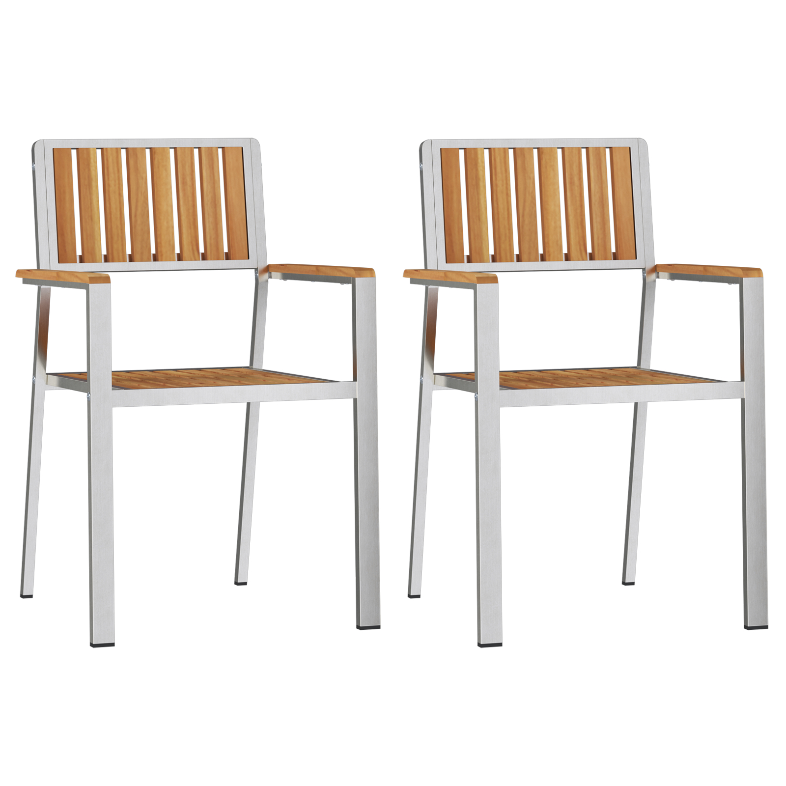 Set de dining pentru grădină vidaXL 3 piese din lemn masiv de tec Set de dining pentru grădină vidaXL 3 piese din lemn masiv de tec