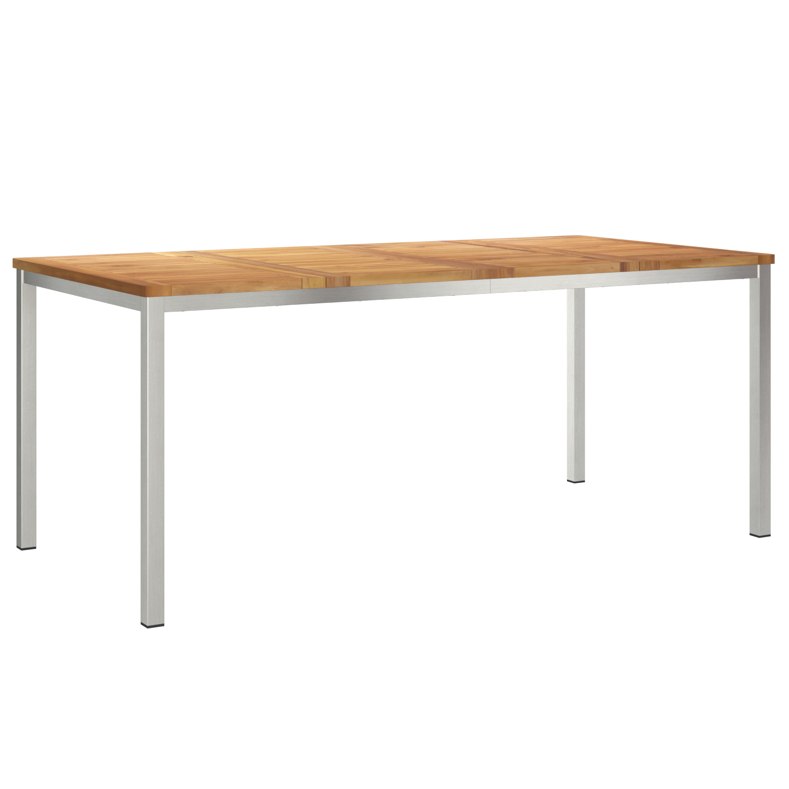 Set de dining pentru grădină vidaXL de 7 piese din lemn masiv de tec