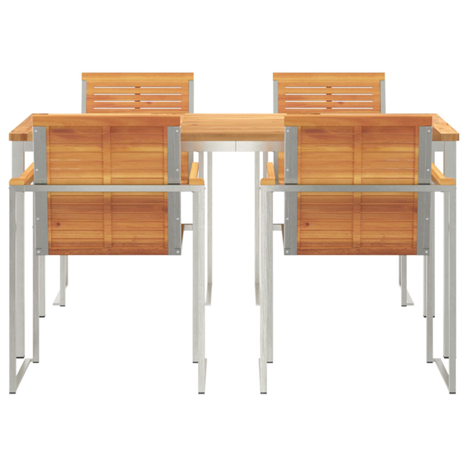 vidaXL Setdediningpentrugrădină 5 pcs Lemn de acacia masiv