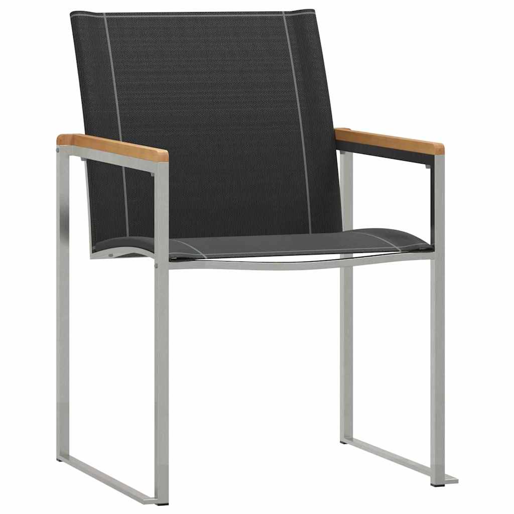 vidaXL Set de masă pentru grădină 7 pcs Maro Lemn Solid de Acacia