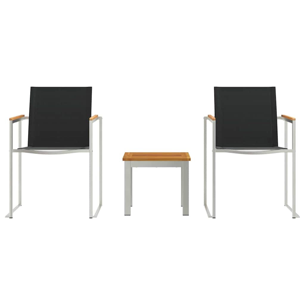 vidaXL Set de masă pentru grădină 3 pcs Lemn solid de tec