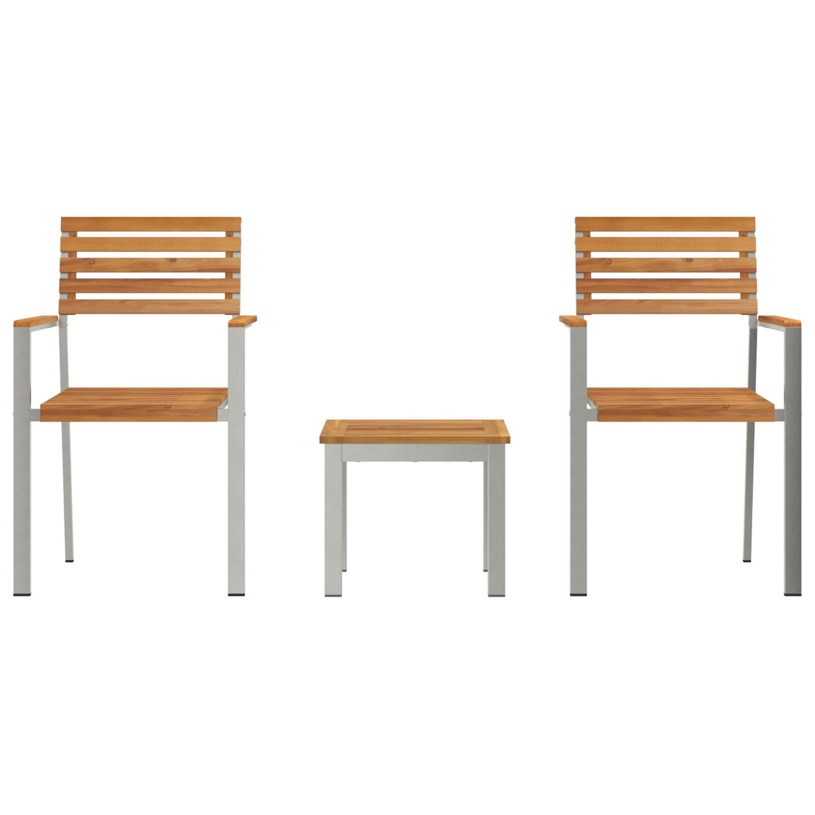 Set de dining pentru grădină vidaXL 3 piese Lemn solid de teak Set de dining pentru grădină vidaXL 3 piese Lemn solid de teak