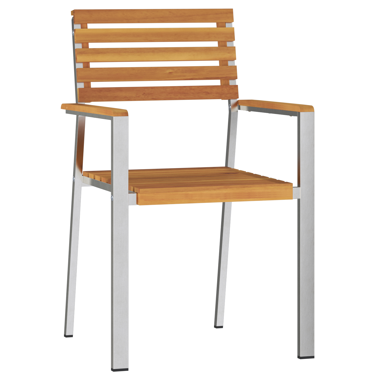Set de 8 scaune de grădină stivuite vidaXL 54.5x56x89 cm din lemn masiv de acacia Set de 8 scaune de grădină stivuite vidaXL 54.5x56x89 cm din lemn masiv de acacia