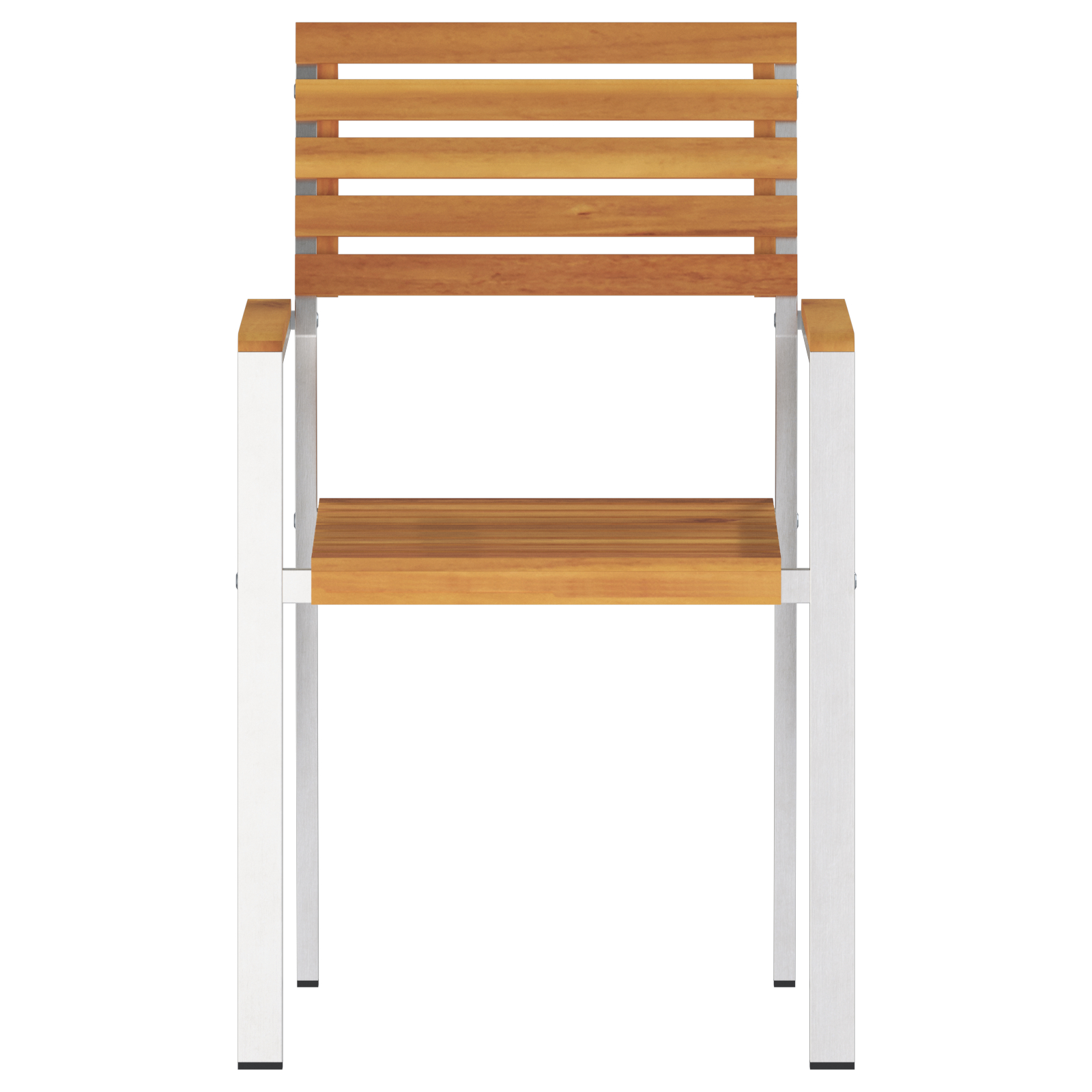 Set de 8 scaune de grădină stivuite vidaXL 54.5x56x89 cm din lemn masiv de acacia Set de 8 scaune de grădină stivuite vidaXL 54.5x56x89 cm din lemn masiv de acacia