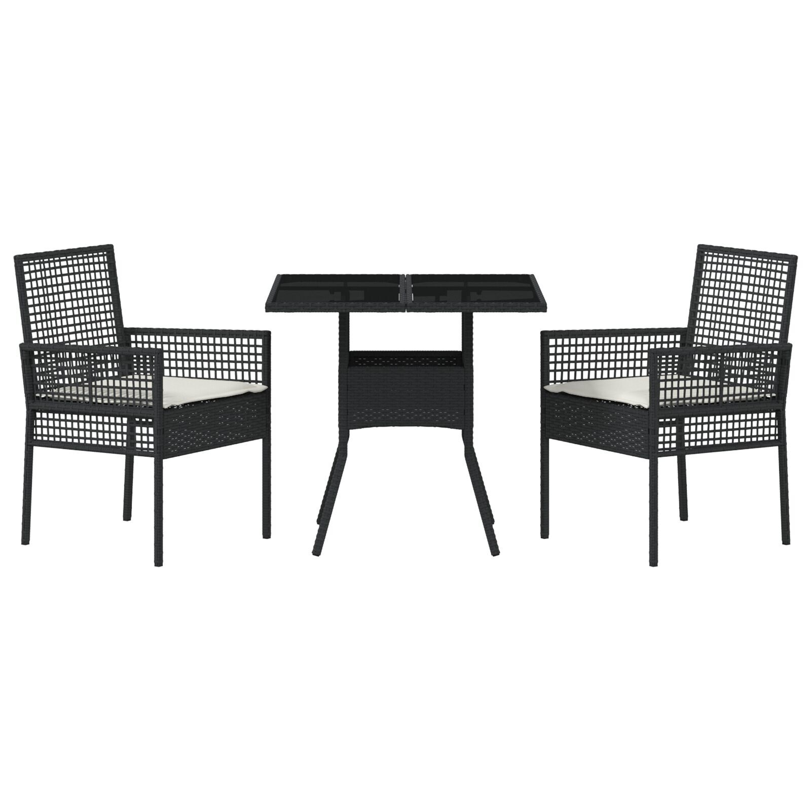 vidaXL Set dining grădină 5 piese Gri deschis Ratan Poli