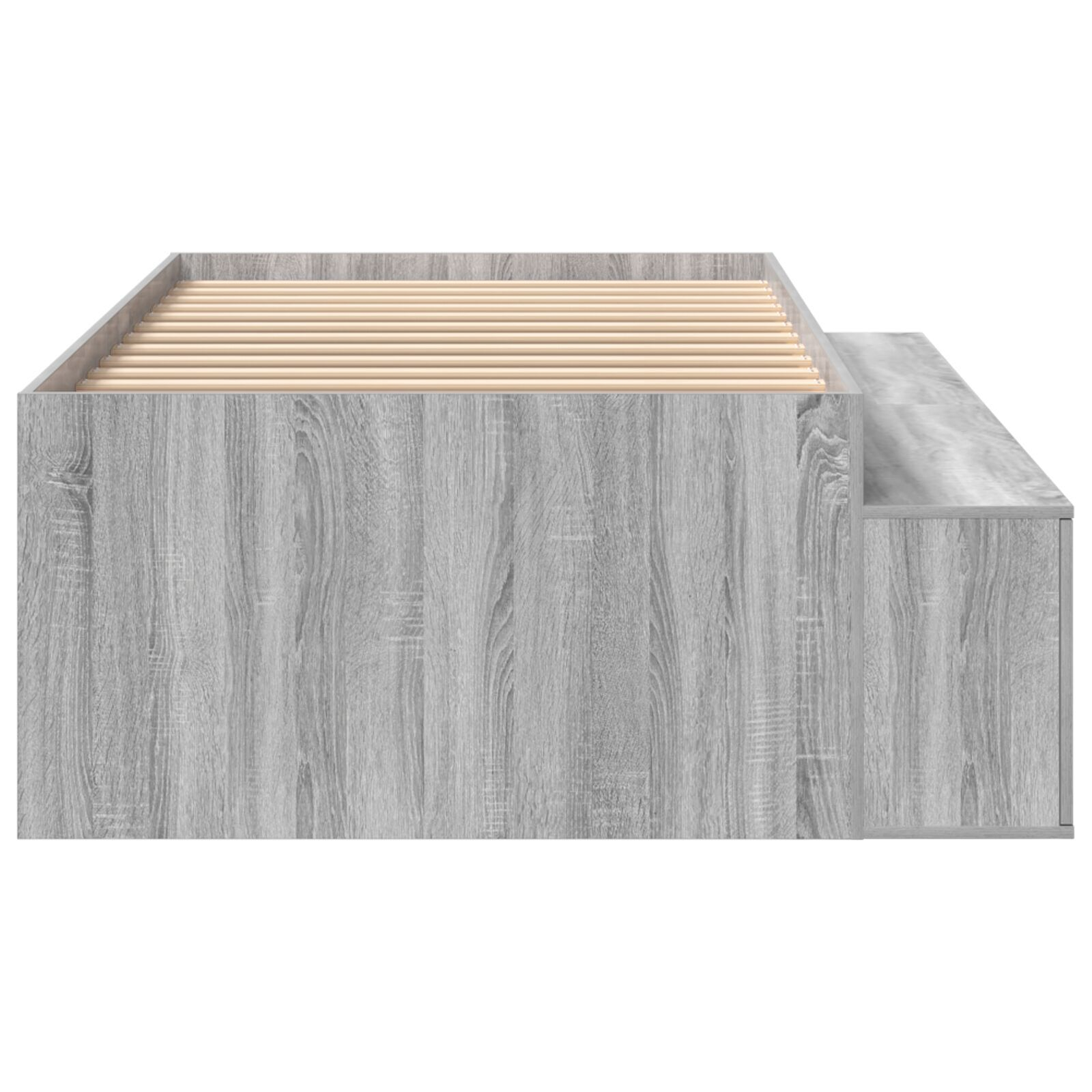vidaXL Cadru de pat cu depozitare sonoma gri 100 x 200 cm