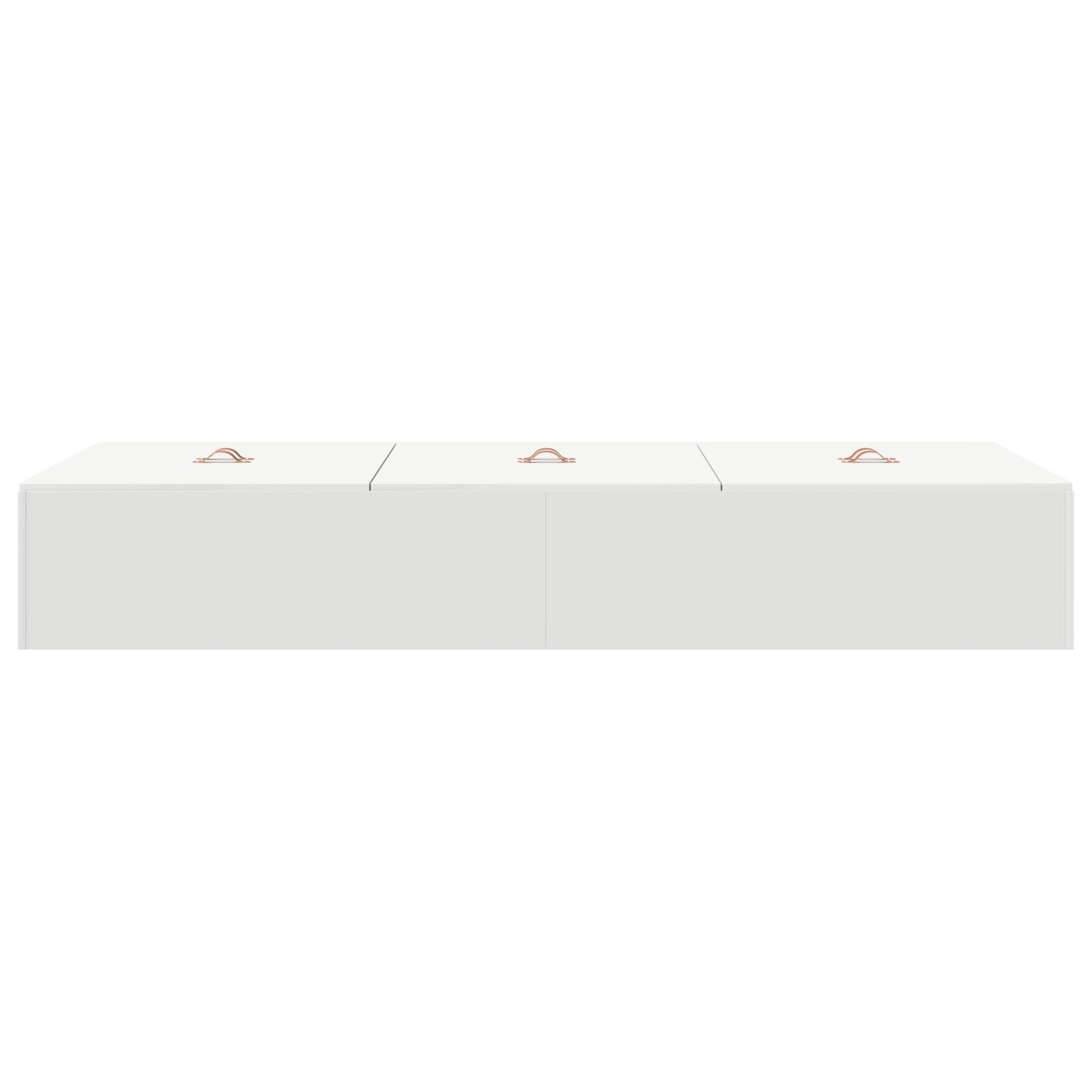 vidaXL Cadru de pat cu depozitare Alb 200 x 90 x 31.5 cm Lemn compozit vidaXL Cadru de pat cu depozitare Alb 200 x 90 x 31.5 cm Lemn compozit