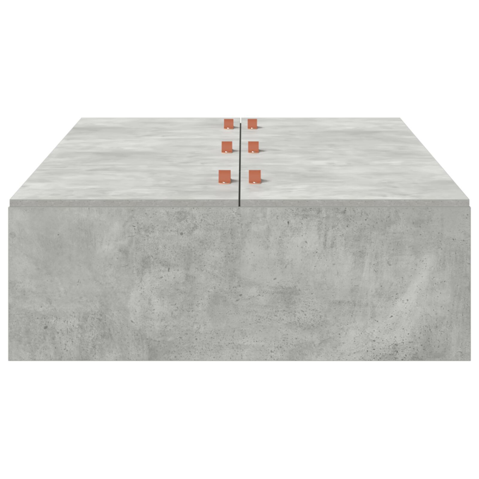 vidaXL Cadru de pat Gri beton 200 x 90 x 31.5 cm Lemn compozit vidaXL Cadru de pat Gri beton 200 x 90 x 31.5 cm Lemn compozit