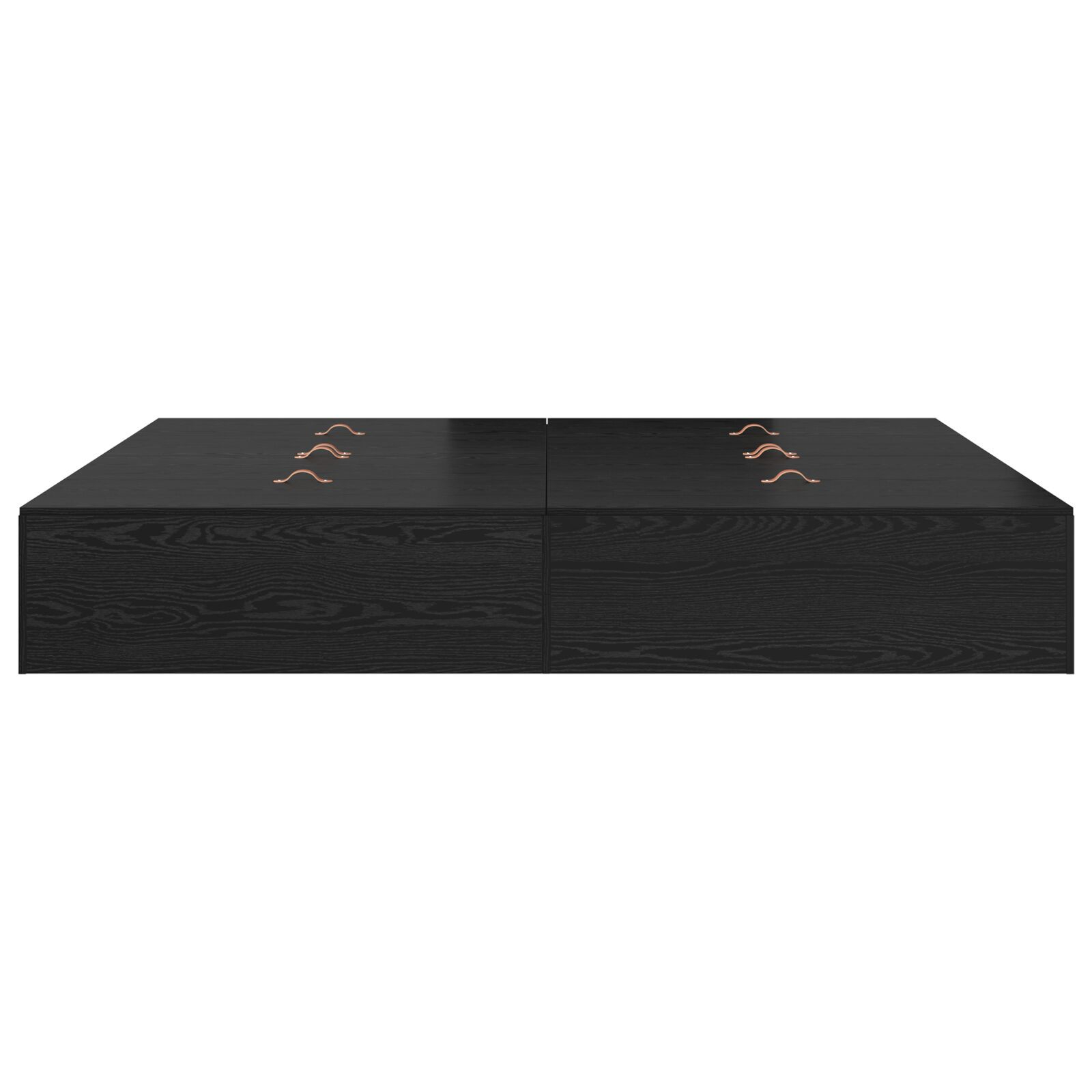 vidaXL Cadru de pat Stejar negru 200 x 200 x 31.5 cm Lemn compozit vidaXL Cadru de pat Stejar negru 200 x 200 x 31.5 cm Lemn compozit