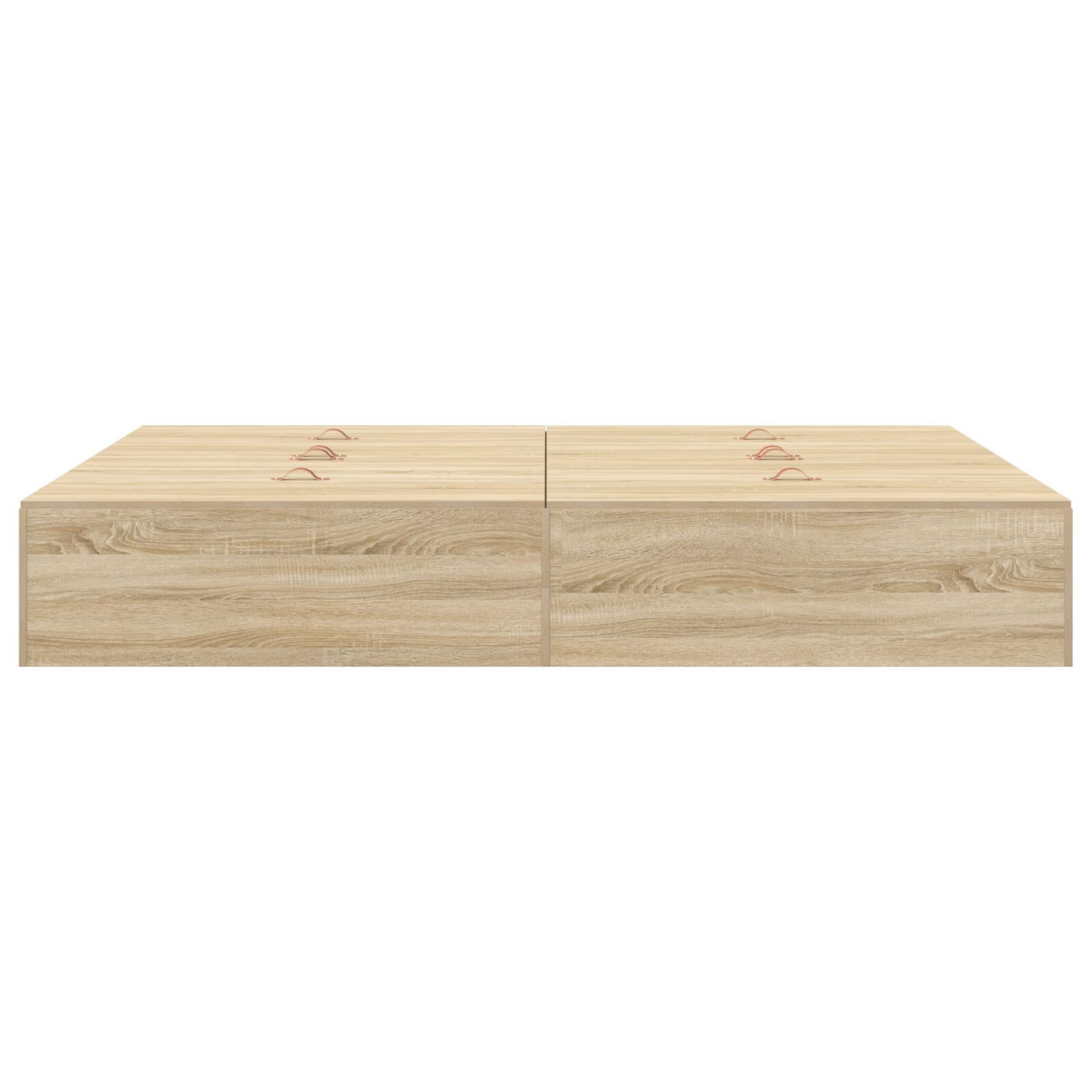vidaXL Cadru de pat Stejar sonoma 200 x 140 x 31.5 cm Lemn compozit vidaXL Cadru de pat Stejar sonoma 200 x 140 x 31.5 cm Lemn compozit