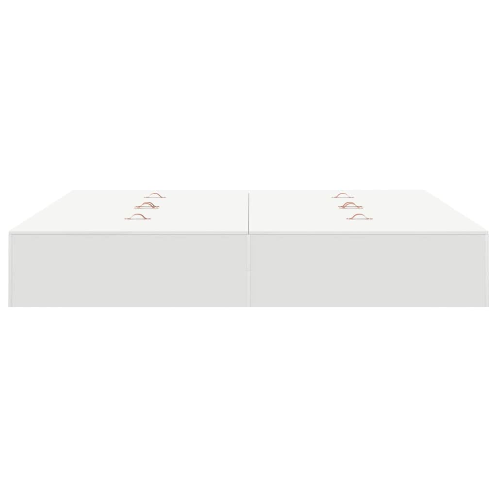 vidaXL Cadru de pat cu spațiu de depozitare Alb 180 x 200 cm vidaXL Cadru de pat cu spațiu de depozitare Alb 180 x 200 cm