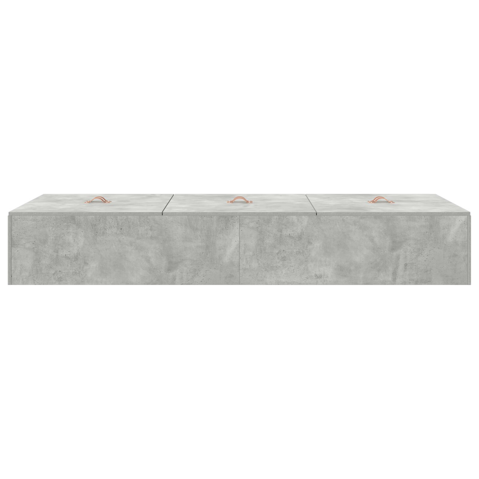 vidaXL Cadru de pat Gri beton 190 x 90 x 31.5 cm Lemn compozit vidaXL Cadru de pat Gri beton 190 x 90 x 31.5 cm Lemn compozit