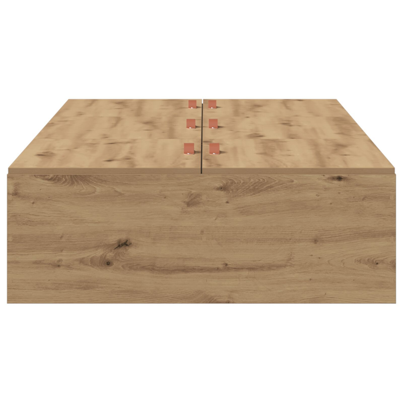 vidaXL Cadru de pat cu depozitare Stejar Artizanal 70 x 190 cm