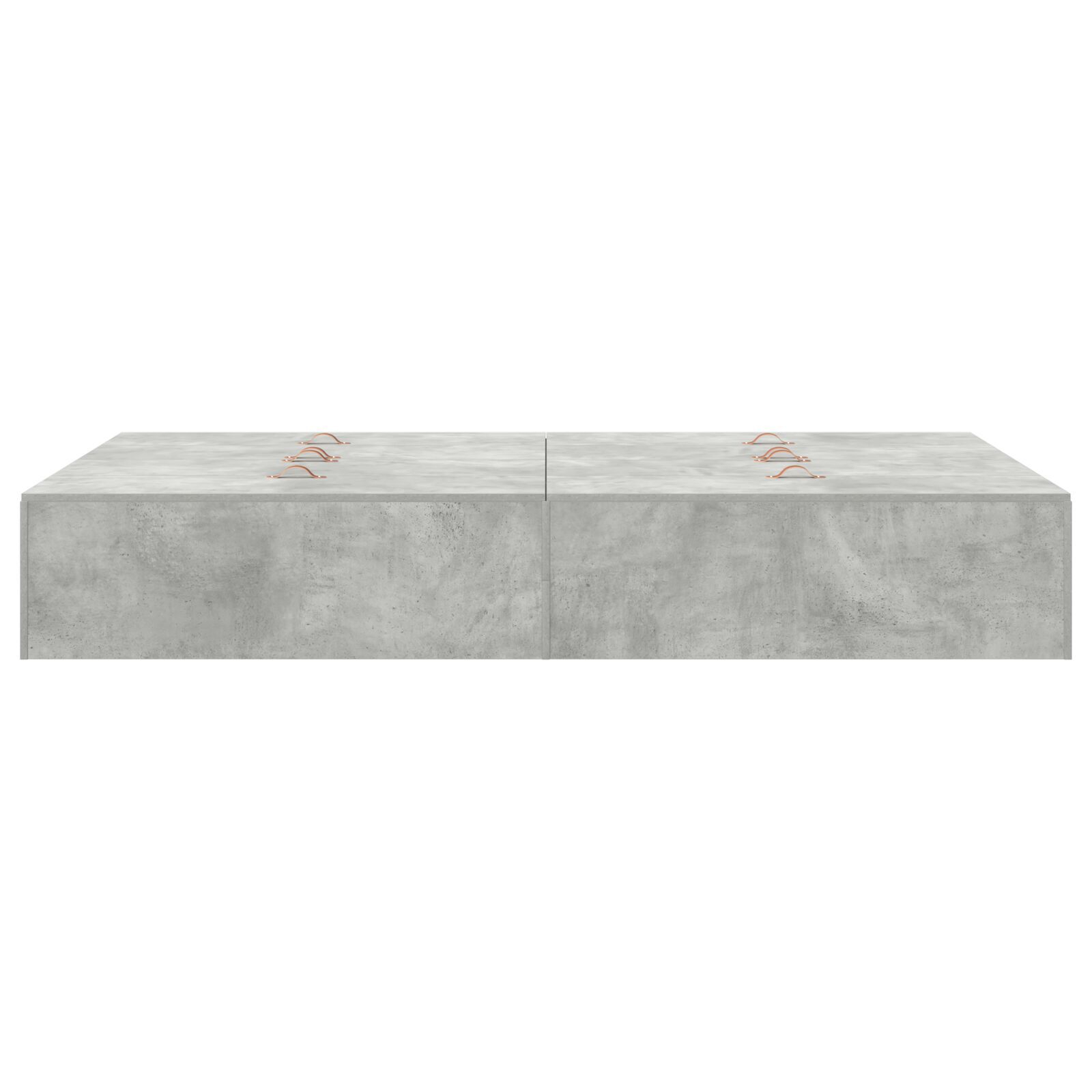 vidaXL Cadru de pat Gri beton 190 x 120 x 31.5 cm Lemn compozit vidaXL Cadru de pat Gri beton 190 x 120 x 31.5 cm Lemn compozit