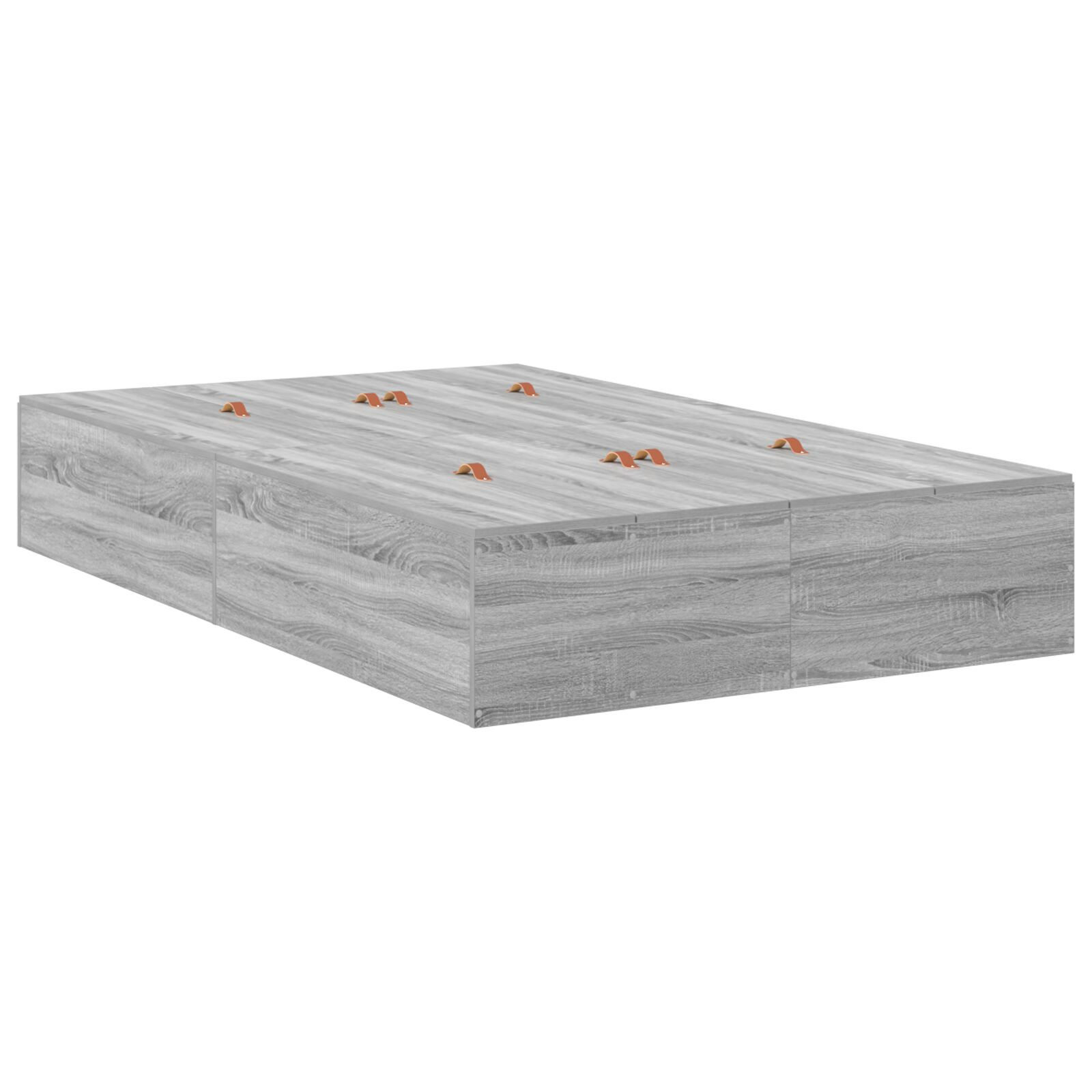 vidaXL Cadru de pat sonoma gri 190 x 120 x 31.5 cm Lemn compozit vidaXL Cadru de pat sonoma gri 190 x 120 x 31.5 cm Lemn compozit