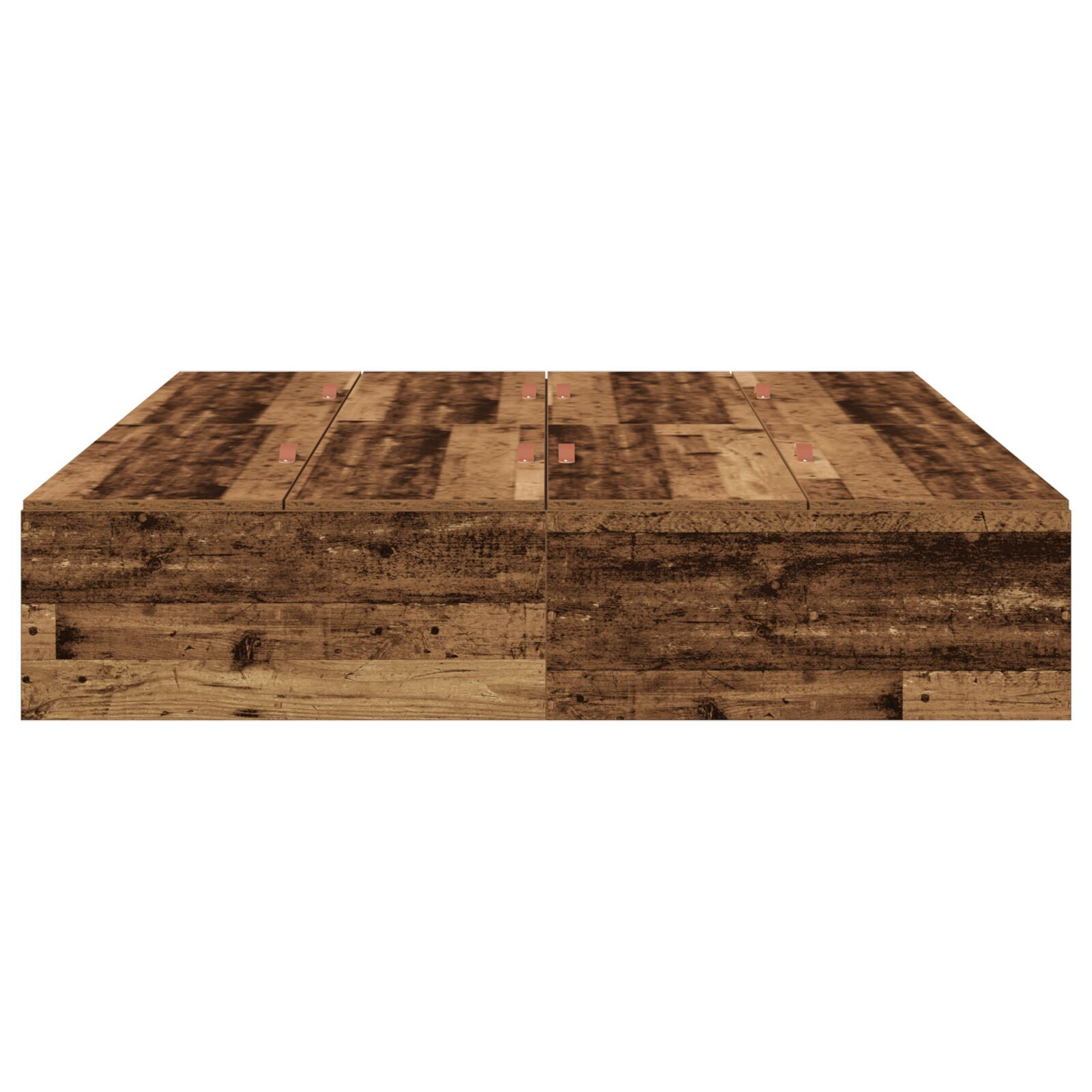 vidaXL Cadru de pat Lemn vechi 190 x 135 x 31.5 cm Lemn compozit vidaXL Cadru de pat Lemn vechi 190 x 135 x 31.5 cm Lemn compozit