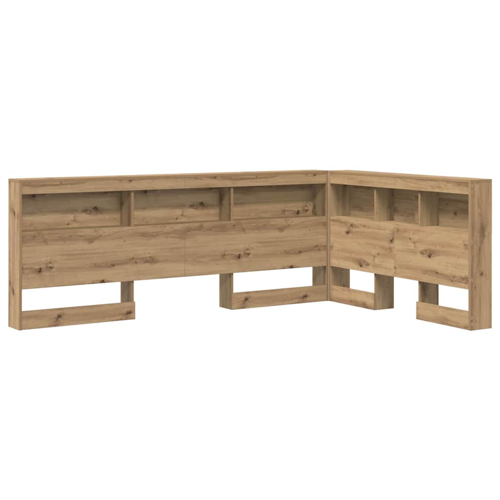 vidaXL Tăblie de depozitare stejar artizanal 120 cm Lemn compozit vidaXL Tăblie de depozitare stejar artizanal 120 cm Lemn compozit