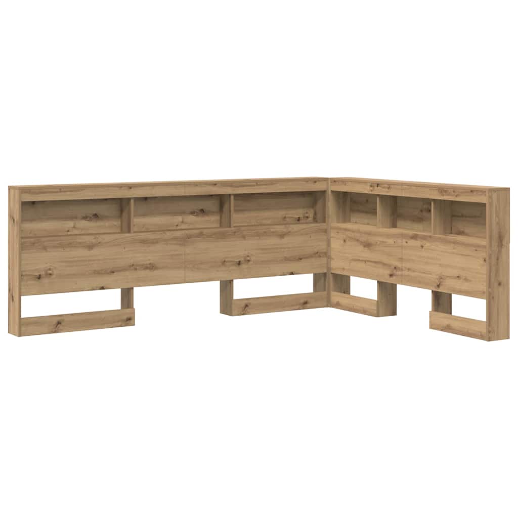 vidaXL Tăblie de depozitare stejar artizanal 140 cm Lemn compozit vidaXL Tăblie de depozitare stejar artizanal 140 cm Lemn compozit