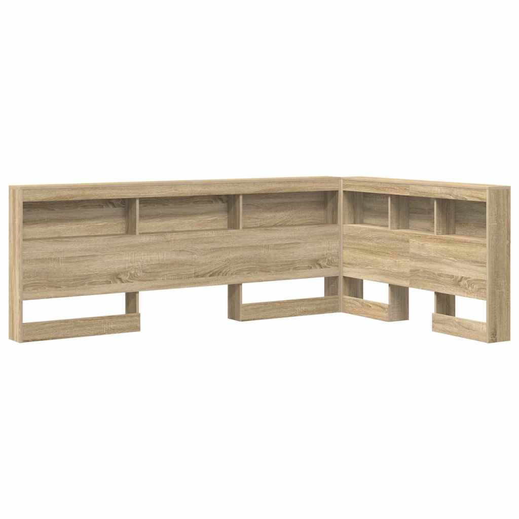 vidaXL Tăblie de depozitare cu raft Stejar sonoma 120 cm Lemn compozit vidaXL Tăblie de depozitare cu raft Stejar sonoma 120 cm Lemn compozit