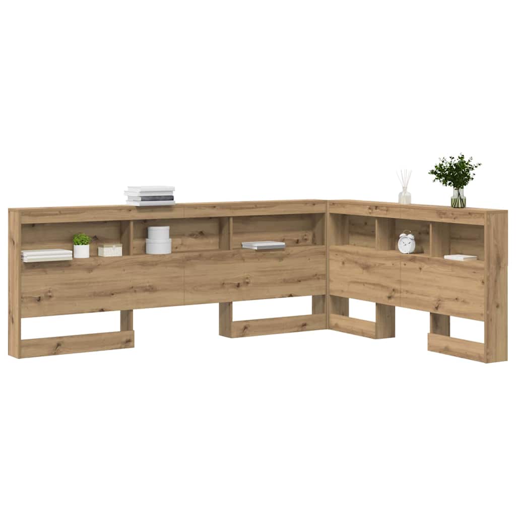 vidaXL Tăblie de depozitare stejar artizanal 140 cm Lemn compozit