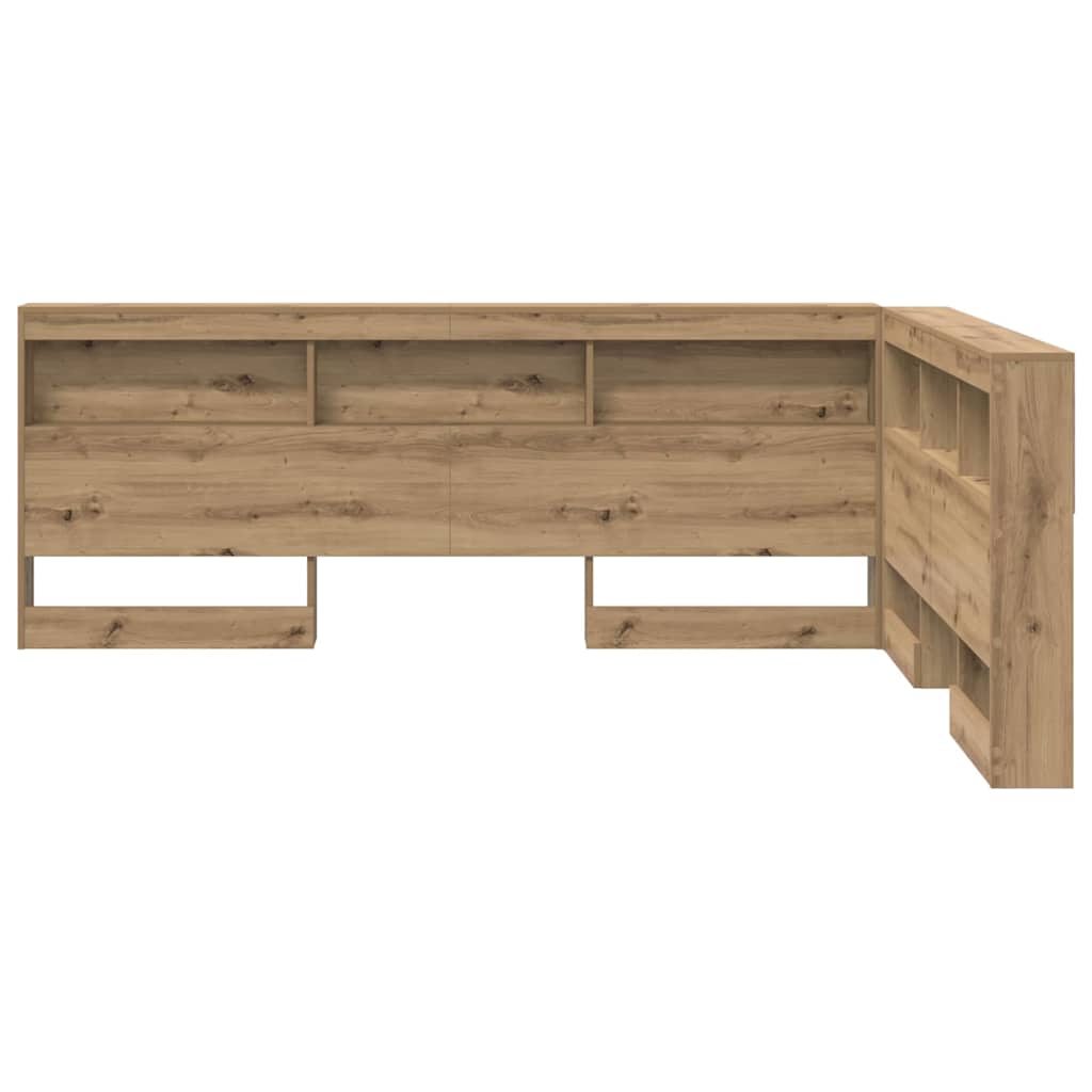 vidaXL Tăblie de depozitare stejar artizanal 140 cm Lemn compozit