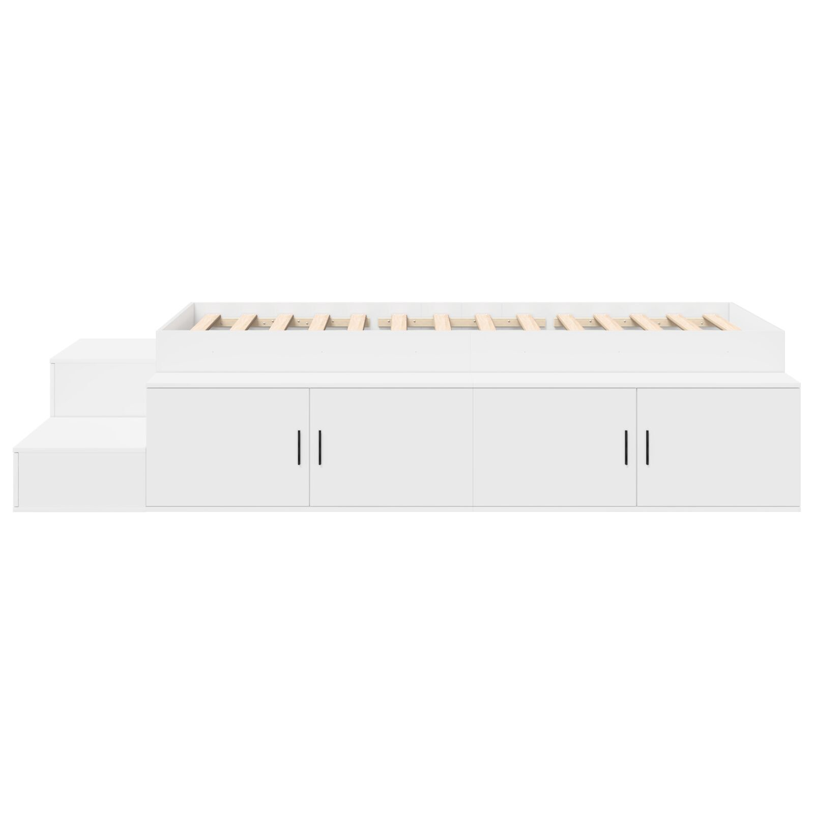 vidaXL Armațiune pat depozitare Alb 90x190 cm vidaXL Armațiune pat depozitare Alb 90x190 cm