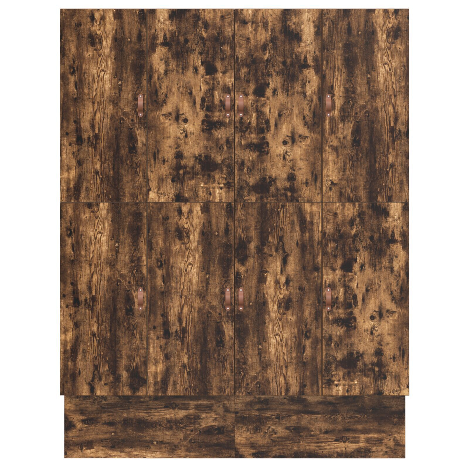 vidaXL Cadru de pat cu depozitare Stejar fumuriu 236.5 x 200 x 31.5 cm