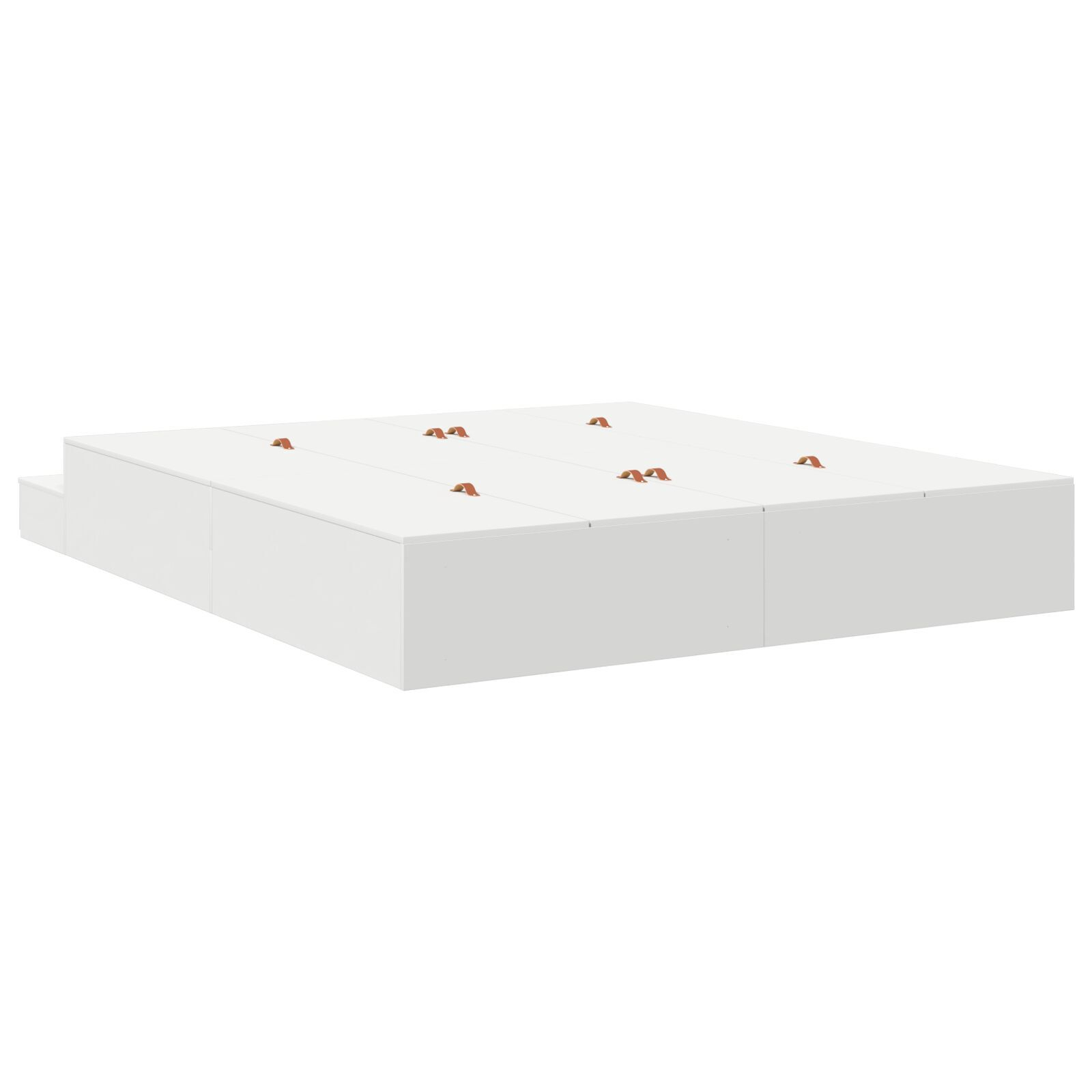 vidaXL Cadru de pat cu depozitare cu sertar Alb 236.5 x 180 x 31.5 cm vidaXL Cadru de pat cu depozitare cu sertar Alb 236.5 x 180 x 31.5 cm