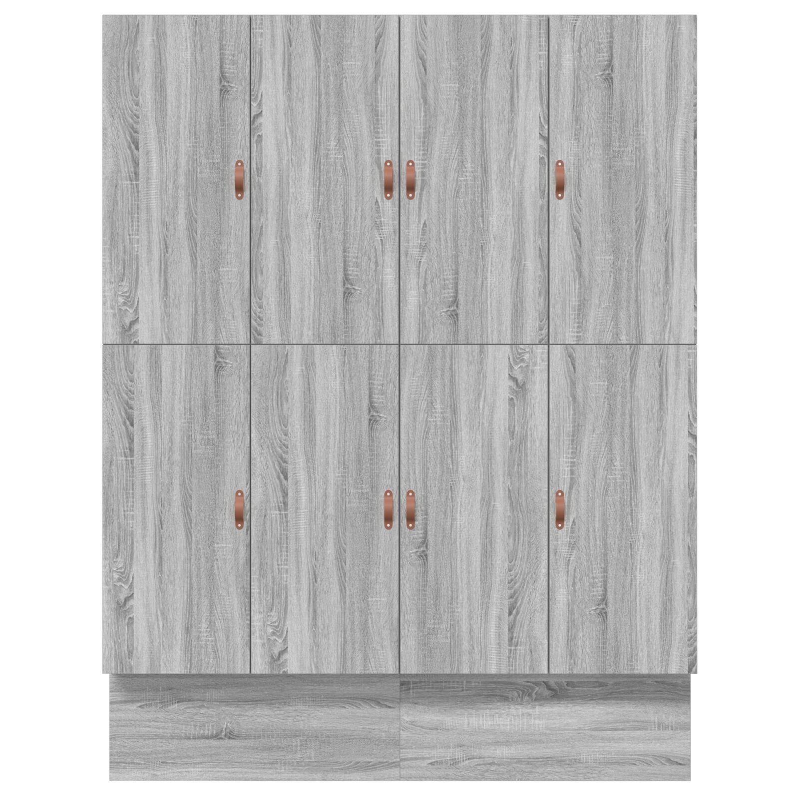vidaXL Cadru de pat cu depozitare sonoma gri 236.5 x 180 x 31.5 cm