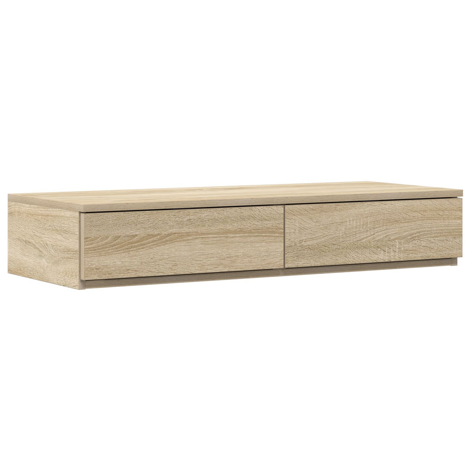 vidaXL Cadru de pat cu depozitare Stejar Sonoma 226.5 x 75 x 31.5 cm