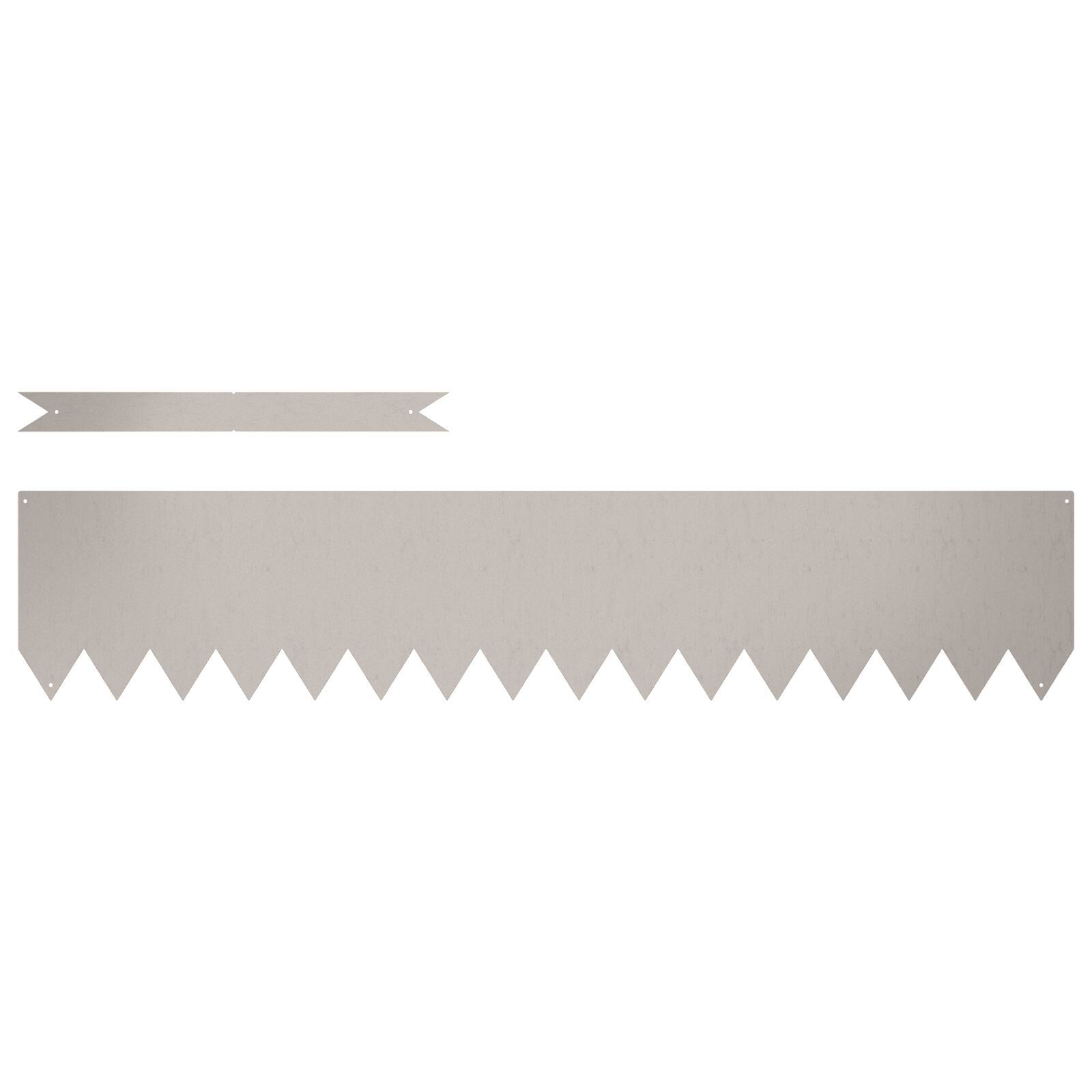 vidaXL Margine pentru gazon 50 pcs Maro 100 x 0.05 x 20 cm