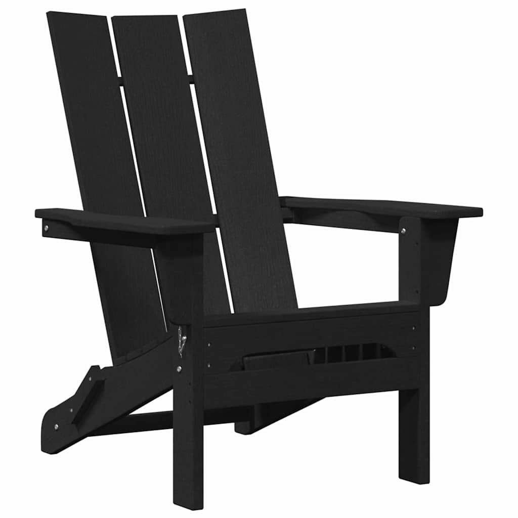 vidaXL Mobilier de lounge pentru grădină 3 pcs Negru 38 x 38 x 46cm