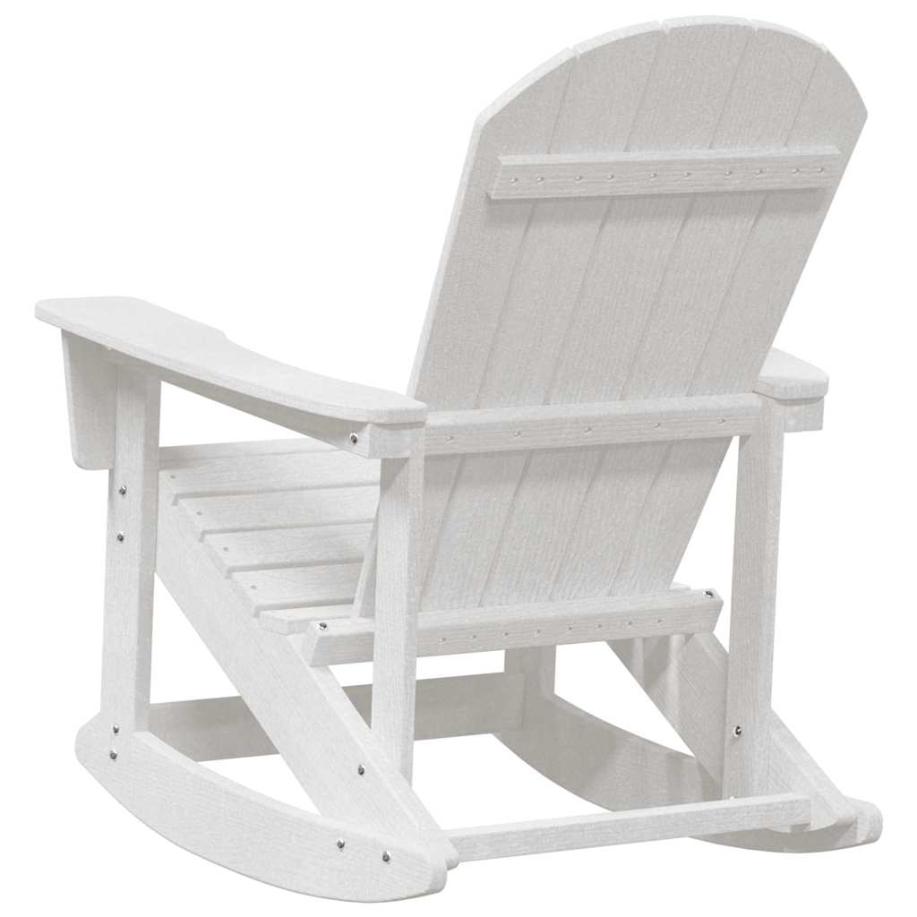vidaXL Fotolii Adirondack Marmite 2 pcs Alb HDPE