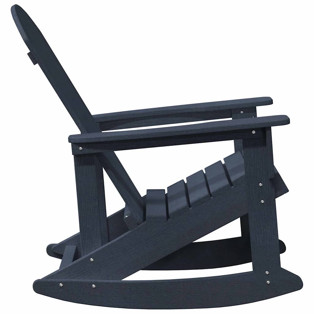 vidaXL Fotolii Adirondack Marmite 2 pcs Albastru marin HDPE