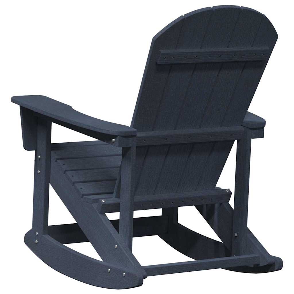 vidaXL Fotolii Adirondack Marmite 2 pcs Albastru marin HDPE