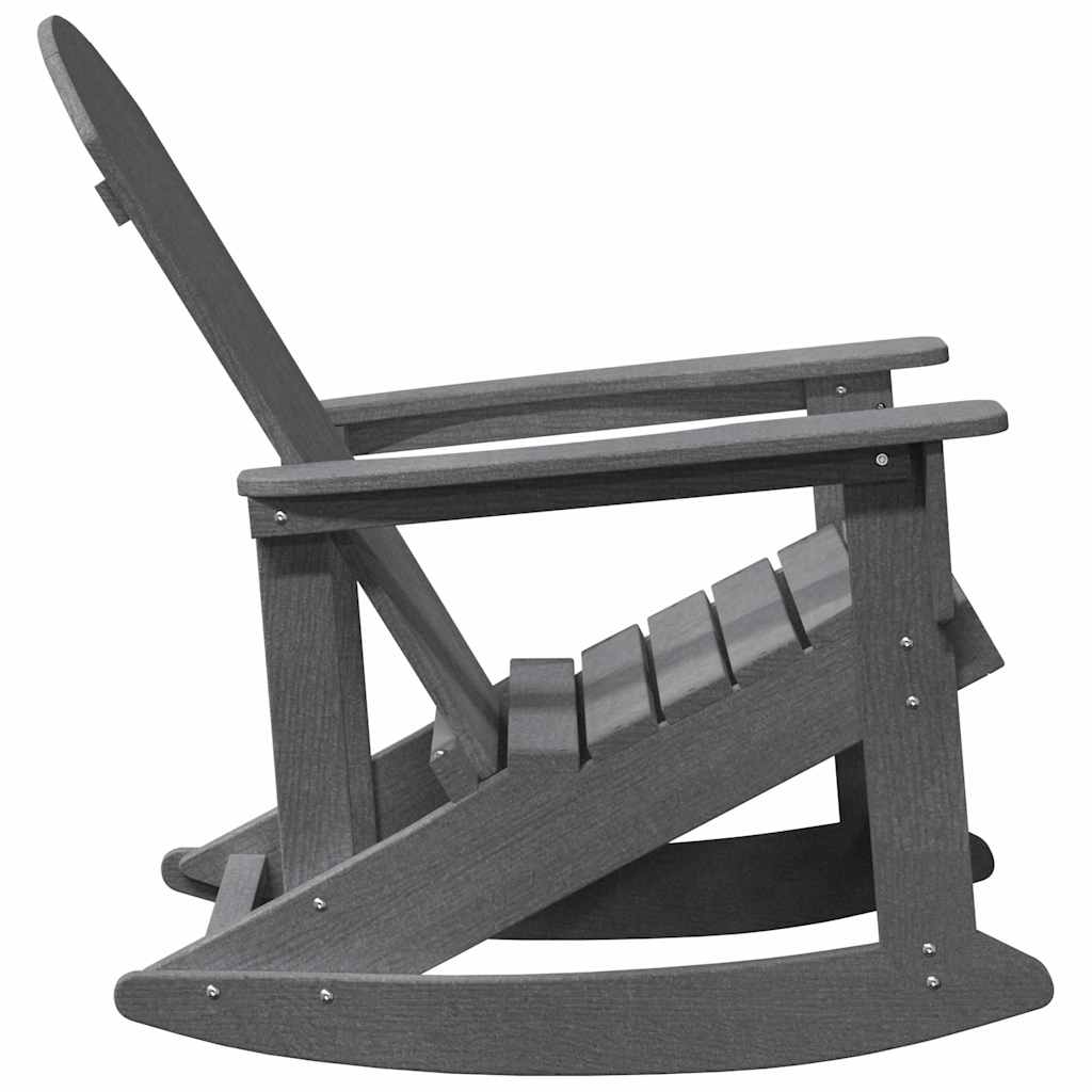 vidaXL Fotolii Adirondack Marmite 2 pcs Gri deschis HDPE