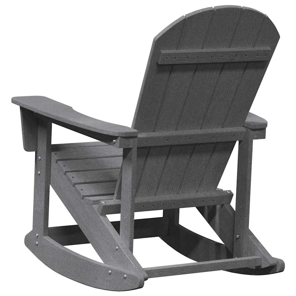 vidaXL Fotolii Adirondack Marmite 2 pcs Gri deschis HDPE