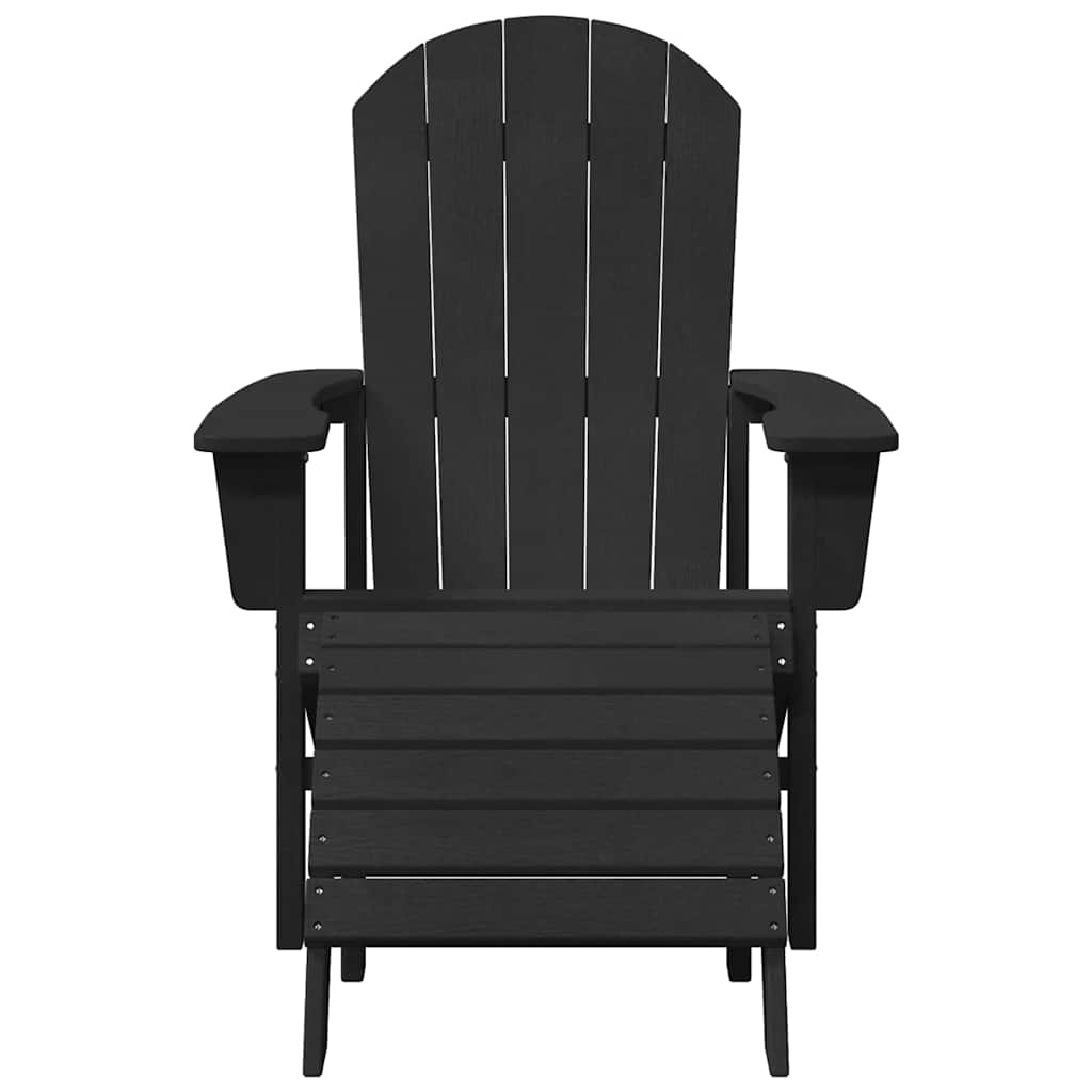 vidaXL Mobilier de lounge pentru grădină 2 pcs Negru 74 x 82 x 90cm