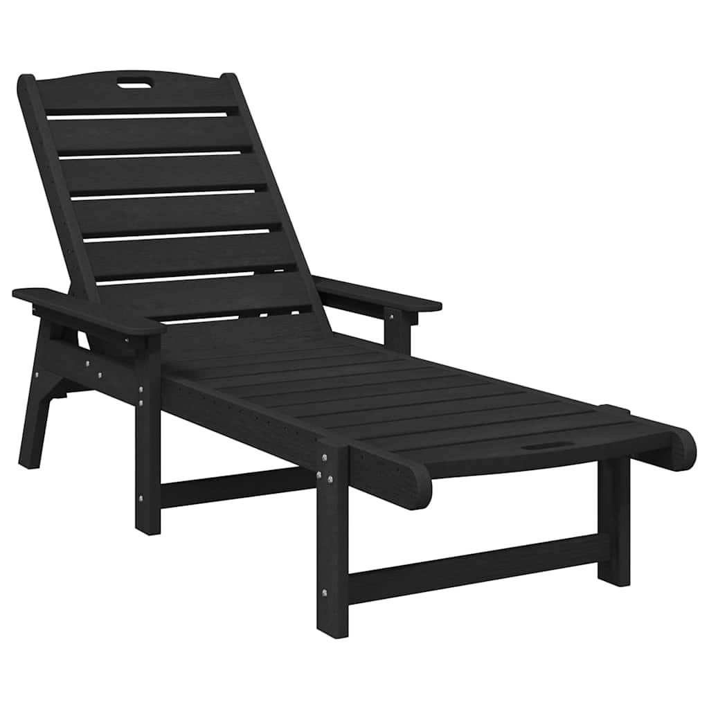 vidaXL Mobilier de lounge pentru grădină 3 pcs Negru 38 x 38 x 46cm