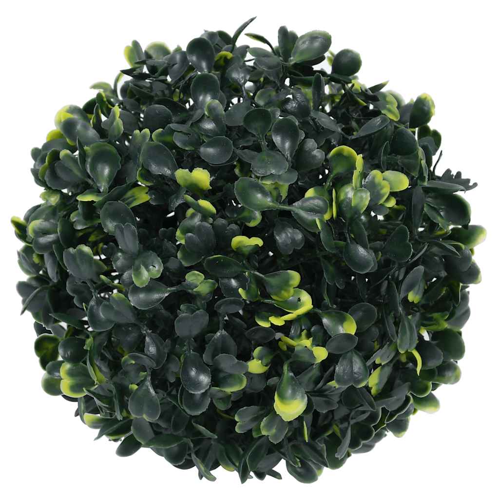 vidaXL Bile artificiale din lemn de cimiș cu lumini LED 4 buc Verde vidaXL Bile artificiale din lemn de cimiș cu lumini LED 4 buc Verde