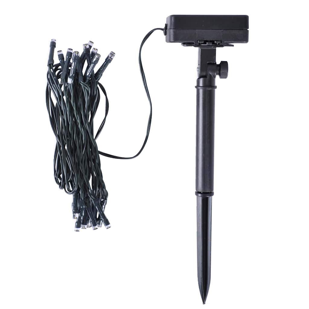 vidaXL Mingi artificiale din lemn de cimiș cu lumini LED 2 buc Verde