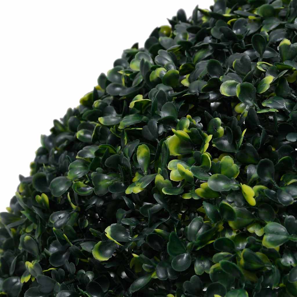 vidaXL Mingi artificiale din lemn de cimiș cu lumini LED 2 buc Verde vidaXL Mingi artificiale din lemn de cimiș cu lumini LED 2 buc Verde