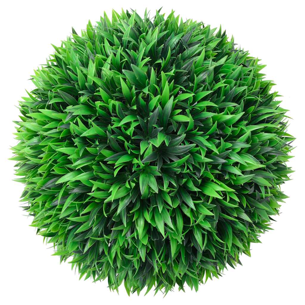 vidaXL Mingi artificiale din lemn de cimiș cu lumini LED 2 buc Verde vidaXL Mingi artificiale din lemn de cimiș cu lumini LED 2 buc Verde