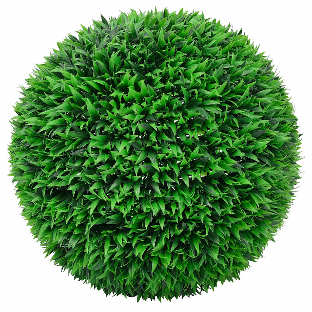 vidaXL Mingi artificiale din lemn de cimiș cu lumini LED 2 buc Verde vidaXL Mingi artificiale din lemn de cimiș cu lumini LED 2 buc Verde