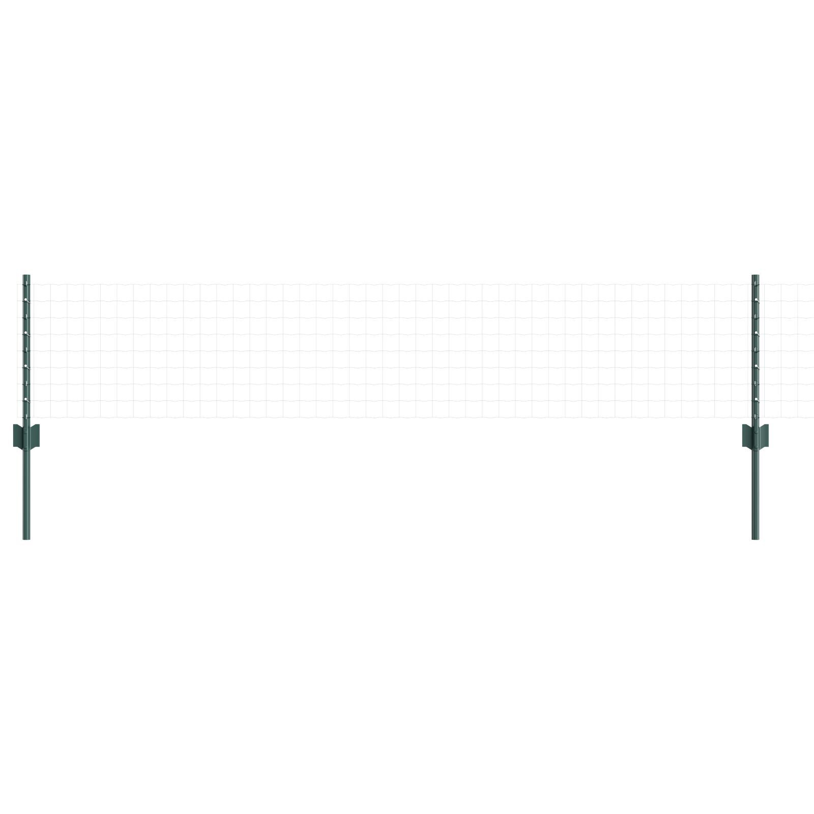 vidaXL Stâlpi de Gard Manual 22 pcs Verde 80 cm Oțel vidaXL Stâlpi de Gard Manual 22 pcs Verde 80 cm Oțel