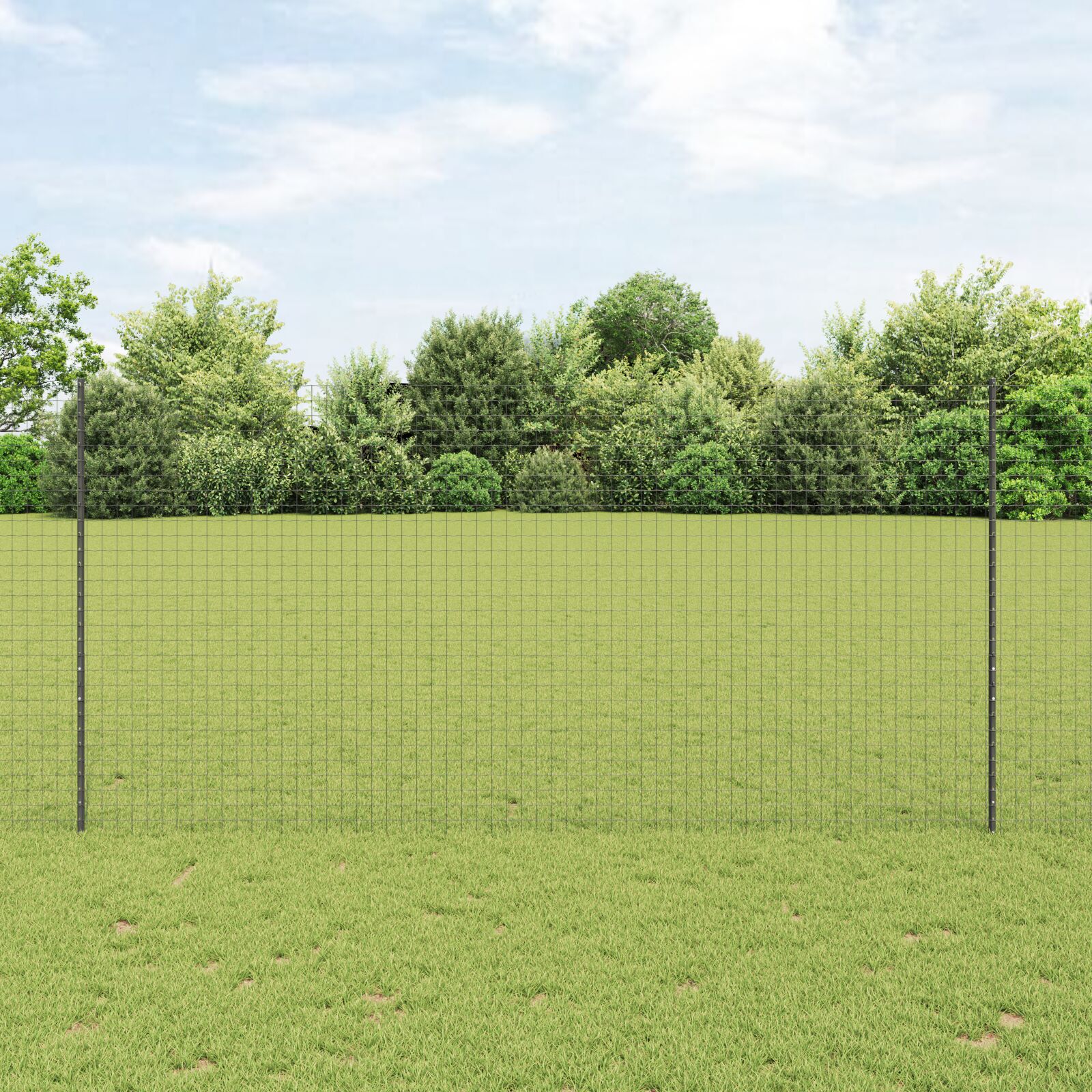 vidaXL Stâlpi de gard argintii 44 pcs Gri 50 x 1.6 m Metal vidaXL Stâlpi de gard argintii 44 pcs Gri 50 x 1.6 m Metal