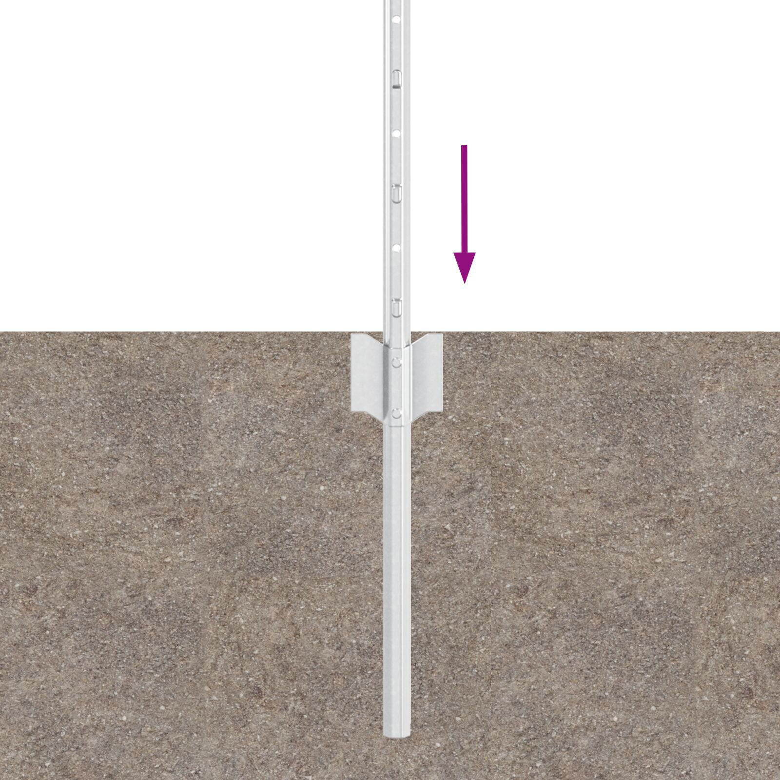 vidaXL Stâlpi de Gard Manual 22 pcs Argintiu 80 cm Oțel vidaXL Stâlpi de Gard Manual 22 pcs Argintiu 80 cm Oțel