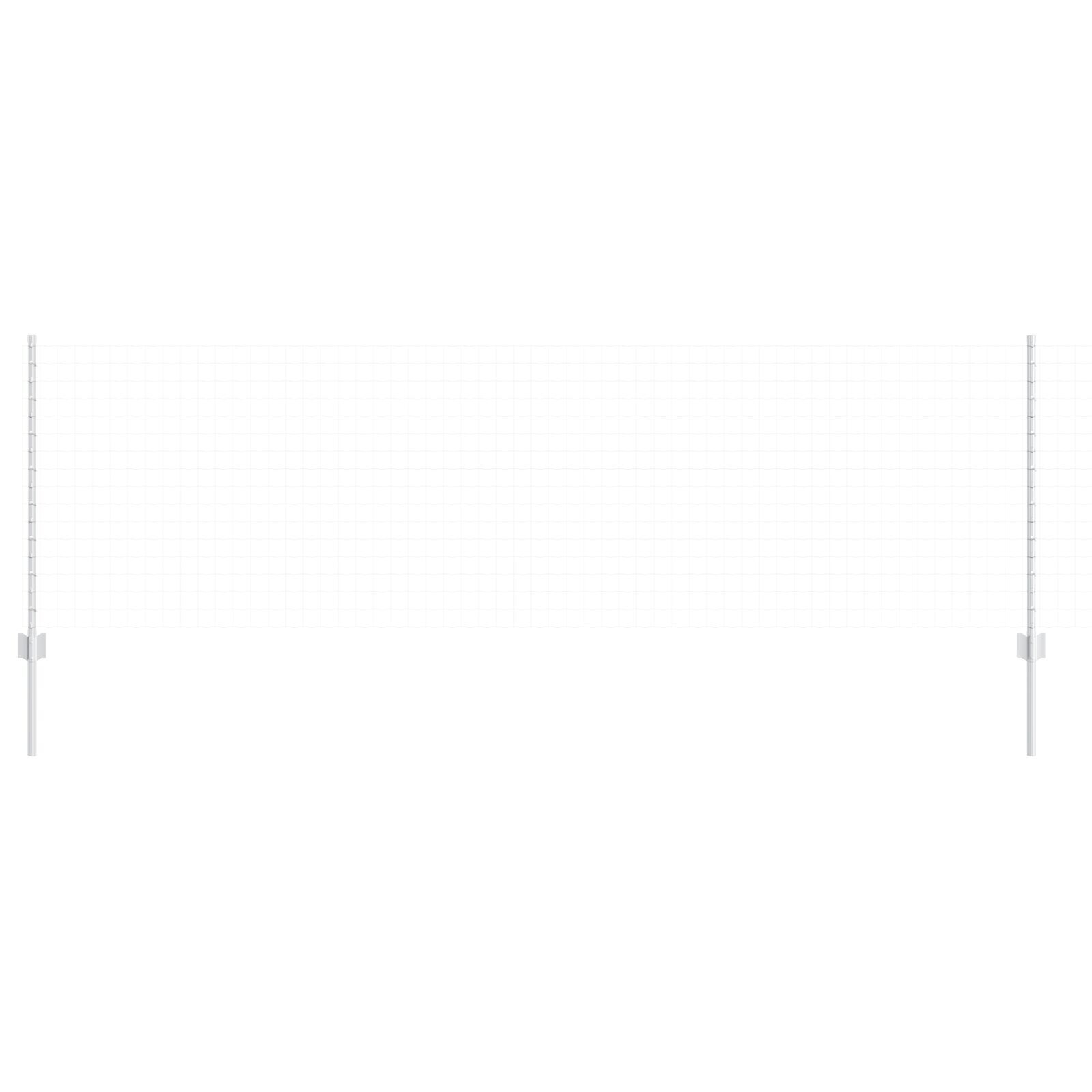 vidaXL Stâlpi de Gard Manual 88 pcs Argintiu 140 cm Oțel vidaXL Stâlpi de Gard Manual 88 pcs Argintiu 140 cm Oțel